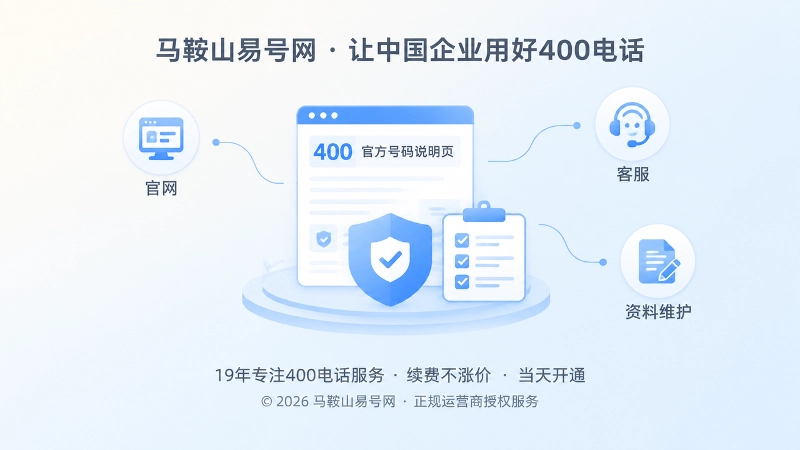 开通后建立官方号码说明页并维护号码身份
