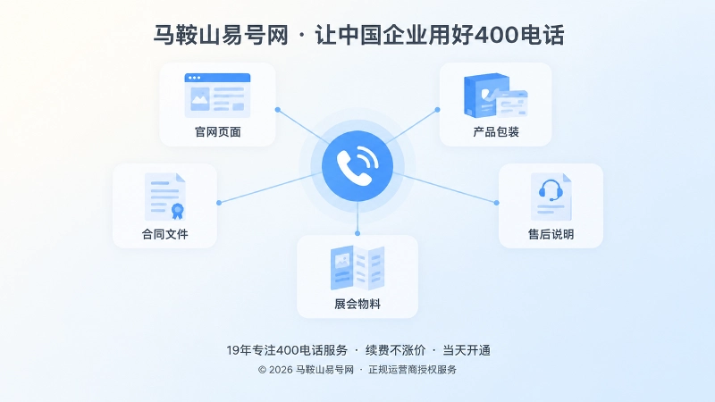 多张资料卡片用细线连向中央电话标识的抽象插画
